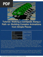 Tutorial: Walking A Centipede Along A Path - Or-Building Complex Animations From Simple Pieces