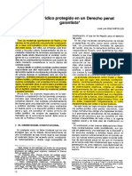 José Luis Díex Ripollés. El Bien Jurídico Protegido en Un Derecho Penal Garantista - Unlocked