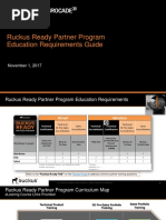 Ruckus Ready Partner Training Requirements Curriculum Map