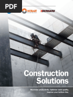 Construction Solutions: Maximize Productivity. Optimize Weld Quality. Improve Your Bottom Line