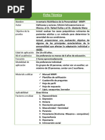 Ficha Tecnica MMPI1 2