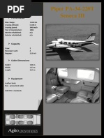 Factsheet Piper PA-34-220T Seneca III