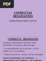 Conductas Desafiantes