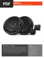 JBL Club Speaker SpecSheet English