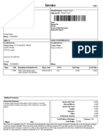 Commercial Invoice For Julian