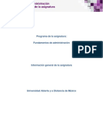 Fundamentos de Administración