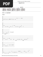 Sin Bandera, A Puro Dolor - Tablatura para Guitarra