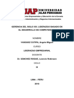 Gerencia Del Siglo Xxi. Liderazgo Basado en El Desarrollo de Competencias