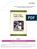 El Nuevo Teatro Popular en México (Donald H Frischmann)