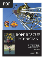 ROPE RESCUE TECHNICIAN INSTRUCTOR and STUDENT GUIDE January 2015