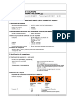 Ficha de Datos de Seguridad Wurth Limpia Contactos (200ml) (-)