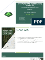 Gaia GPS Optativa 1 Grupo A