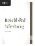 Clase 4 Diseño Del Metodo SubLevel Stoping-Sistemas Mineros