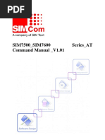 SIM7500 - SIM7600 Series - AT Command Manual - V1.01 PDF