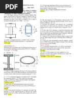 Strength of Materials Competency 2018