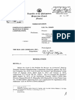 Emerald Garment Manufacturing V HD Lee Co