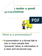 Good Presentation Skills