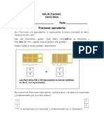 Guía de Fracciones Equivalentes