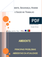 Ambiente, Segurança, Higiene e Saúde Do Trabalho