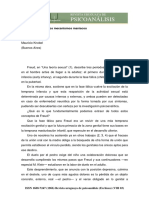 Masturbación y Mecanismos Maníacos PDF