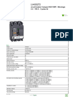 Product Data Sheet: Circuit Breaker Compact NSX100R - Micrologic 2.2 - 100 A - 3 Poles 3d