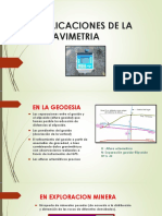 Aplicaciones de La Gravimetria