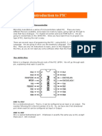 Introduction To PIC: Microchip PIC 16F84 Microcontroller