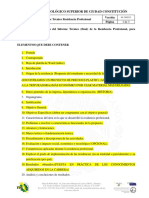 Anexo II Formato de Informe Técnico de Residencia Profesional