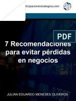 7 Recomendaciones para Evitar Pérdidas en Negocios