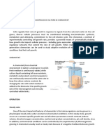 Continuous Culture in Chemostat