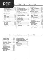 2014 Chevrolet Cruze Owner Manual