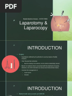 Laparotomy & Laparocopy: Natalie Beatrice Horasia - 01073170054