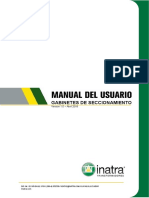 Manual Del Usuario Gabinetes de Seccionamiento Inatra