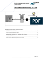 Installation and Configuration of LAN TAPI