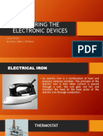 Repairing The Electronic Devices: Laica Olvida Nichaela Jane D. Terrible