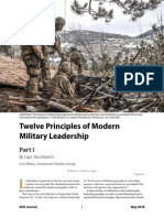 12 Principles of Modern Military Leadership