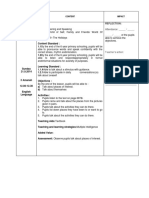 Lesson Plan Year 3 - Unit 9 - The Holidays (SET 1)