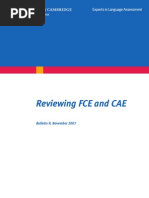 Reviewing FCE and CAE: Bulletin 9, November 2007