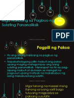 Pagbuo NG Pananaliksik