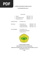 Laporan Praktikum Fisika Dasar Kalorimeter Joule