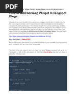 Blogger Widget Script