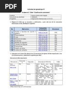 Evidencia 2 Taller Clasificación Arancelaria