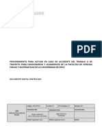 Procedimiento en Caso de Accidente de Trabajo o de Trayecto PDF