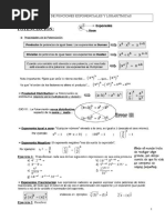 Funciones Exponenciales Logaritmicas