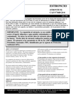 Que Es El Estroncio, Efecto Del Estroncio Sobre La Salud Humana PDF