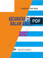 PETA Kecamatan Ciawi Dalam Angka 2017