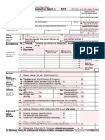 Individuals Tax Return - US 2016