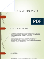 El Sector Secundario