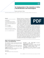 An Overview of The Fundamentals of The Chemistry of Silica With Relevance To Biosilicification and Technological Advances