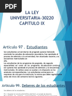 Ley Universitaria 30220